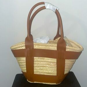 DeMellier The Maxi Santorini
natural basket tan smooth Brand New